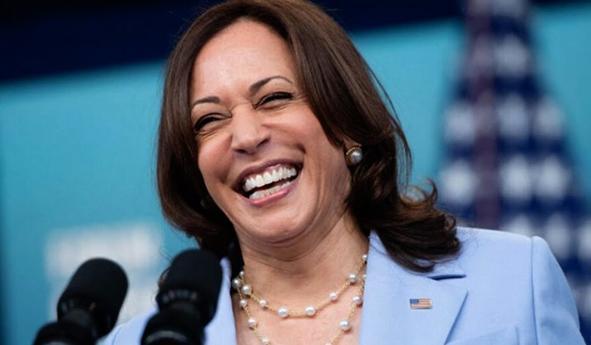 Kamala Harris Takes Heat when People Notice What’s in the Background of Her Thanksgiving Photo