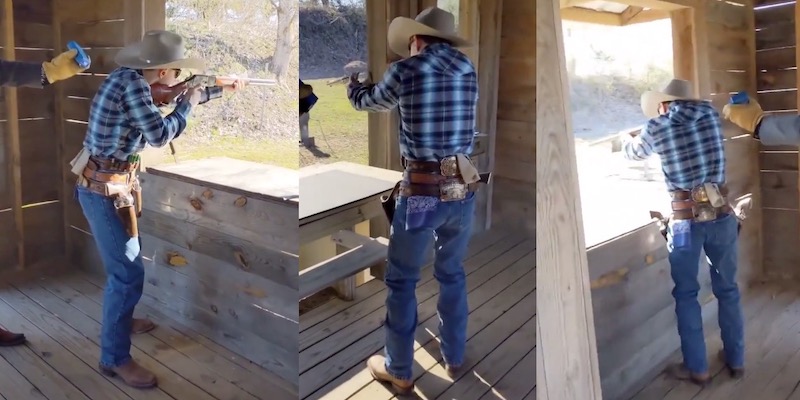 This Gunslinger Kid’s Shooting Skills Could Make Cowboys Shout Yee-Haw! (VIDEO)