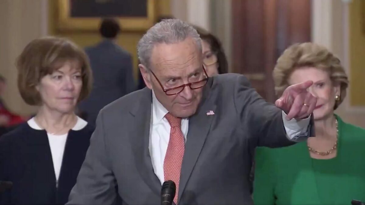 AWKWARD: Finger-Wagging Schumer Now Faces TWO Embarrassing Senate Scandals