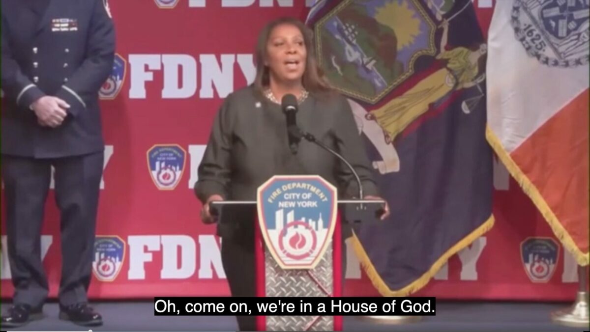 LMAO: Letitia James’s Visit To NYFD Did NOT Go As Planned (VIDEO)