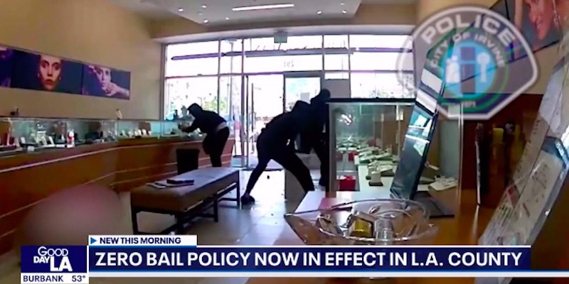Criminals To Prevail Under Zero Bail Policies