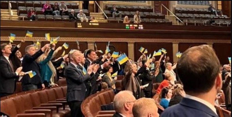 GOP Drafts New Bill After Dems Waved Ukranian Flags On House Floor